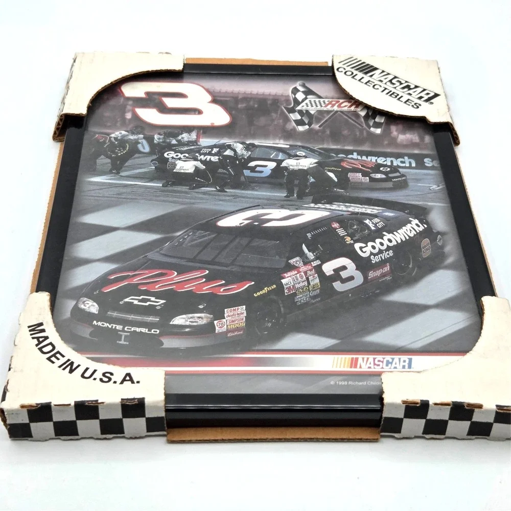 Dale Earnhardt #3‎ The Intimidator Lot Of  Four Framed 8 x 10 Pictures NASCAR